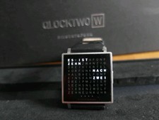 Biegert Funk QLOCKTWO W Armbanduhr - KULT TOP! 