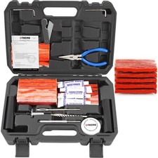 AUTO REIFENREPARATUR SET PKW PANNENSET 128-tlg. VULKANISIER FLICKZEUG + ZANGE