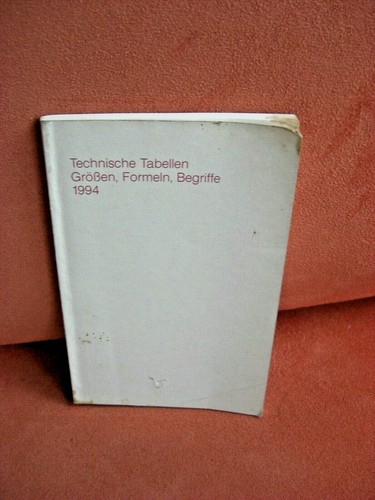 Siemens technische tabellen - tabellen,