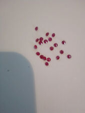 6 round facet ruby ca. 1,8mm Mosambik