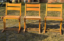 DDR Kinderstuhl Holzstuhl 60er