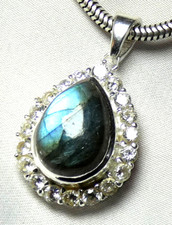 Labradorit, Bergkristall