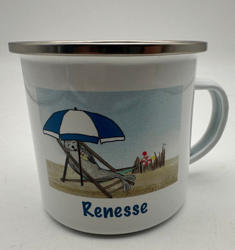 Emaille blechtasse campin - emaille,