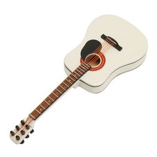 Mini Guitar Model White 5.1in