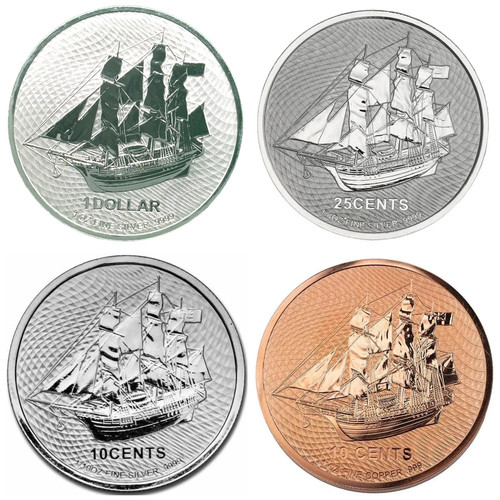 Cook islands 4er satz hms - cook, 4er-satz