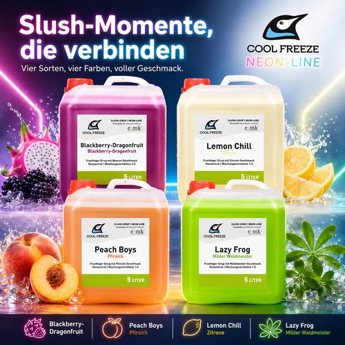 Slush sirup 20l blackberry - sirup,
