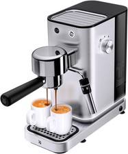 WMF Lumero 2 Tassen Espresso Siebträgermaschine - Edelstahl (61.3020.1006)