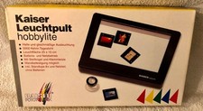 Original Kaiser Leuchtpult "hobbylite" Dia Leuchttisch Netzteil Lupe