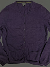 hessnatur: Strick-Jacke 90% Schurwolle 10% Kaschmir Gr. 40-42