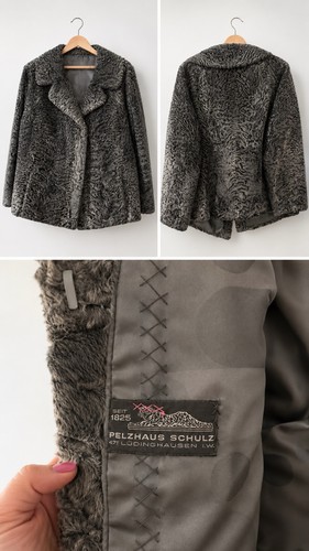 Damen pelzjacke grau - damen,