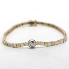 Armband 750 Gold 18 KT Bicolor