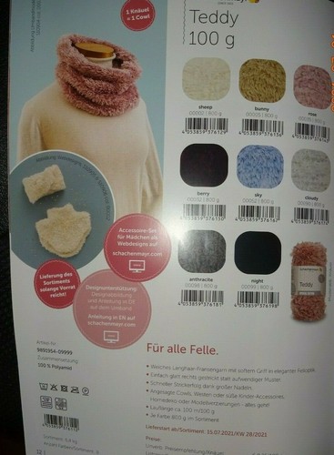 1 kg teddy langhaar - 82,50,