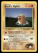 Pokemon - Gym Challange - Brocks Diglett - EN - NM - 67/132