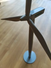 Siemens Windenergieanlage, WEA, 3-Blatt, Modell aus Metall