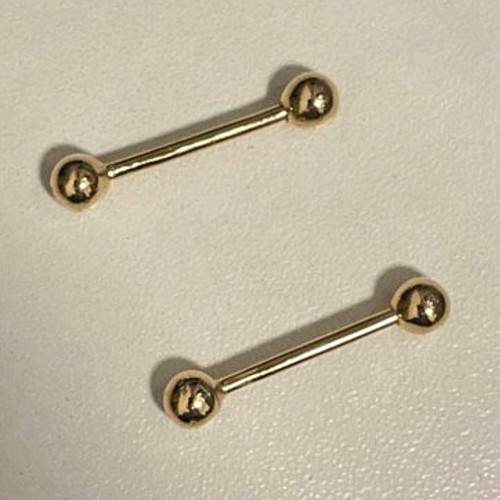 Piercing gold 585 mit - piercing,