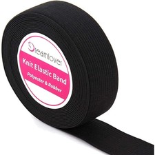 Gummiband schwarz, 25mm