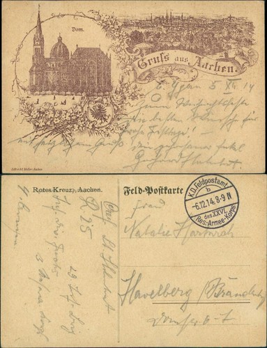 Ansichtskarte aachen bild - aachen,