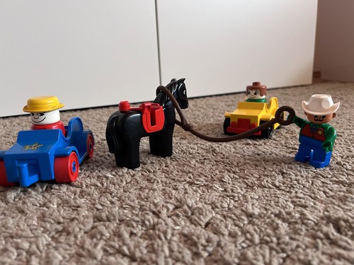 Lego duplo cowboy lasso - lego, pferd