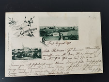 alte Ansichtskarte Gruss aus Geisenhausen,Landshut,Vilsbiburg von 1897
