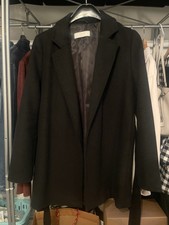 Feraud Paris 38 Mantel / Jacke schwarz mit Taillengurt / Bindung Coat Black (40)