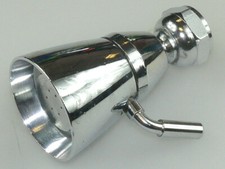 KOPFBRAUSE VERCHROMT MIT KUGELGELENK  1/2"  EINSTELLBAR DUSCHKOPF