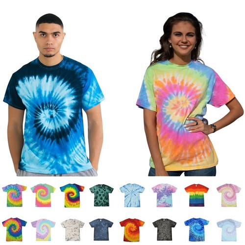 Tie dye shirt kurzarm bunt - tie, t-shirt