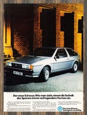 Volkswagen VW Scirocco II GLI - Reklame Werbeanzeige Original-Werbung 1981 (9)