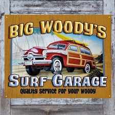 Surfer Schild 30 x 40 Oldtimer