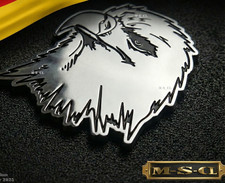 3D Alu Adler Metall Aufkleber