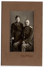 Kabinettfoto Soldat mit