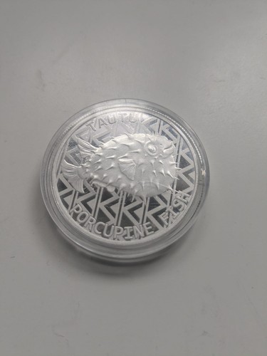 Unze silber kugelfisch - 1,