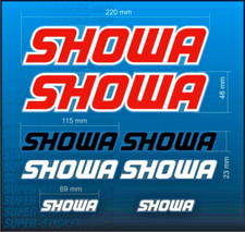 8pc SHOWA decal KIT sticker