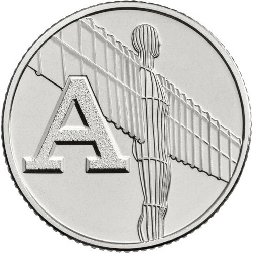 2018 alphabet 10p münze ten - alphabet,