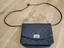 Umhängetasche Minibag Handtasche, Henkeltasche mit Kettenhenkel,