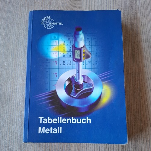Tabellenbuch metall europa - tabellenbuch,