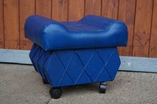 60er Vintage Hocker Sitzkissen