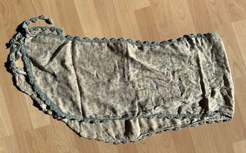 Schal beige blau blumen - schal,