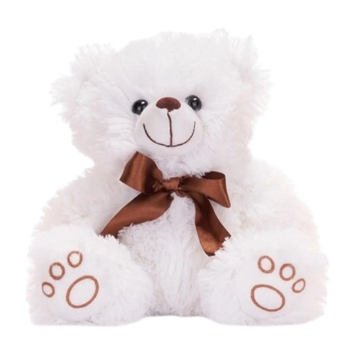 Plüschbär thomas weiß cm - plüschbär, 30