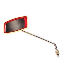 Simson Mofa SL1 Spiegel weiß rot  2. Wahl-Sonderpreis DDR-Originalteil