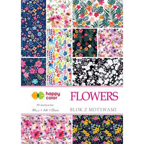 Happy color motivpapierblock - happy,