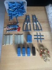 LEGO Konvolut Eisenbahn 4,5V 60er Jahre Lok Motoren Leuchtsteine Schienen Etc