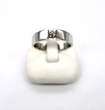 585 Weißgold Ring Solitär
