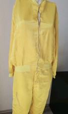 Damen Bomber Jacke mit Hose Gelb Anzug Neu 