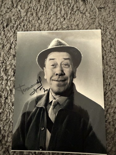 Fernandel autogramm - fernandel,