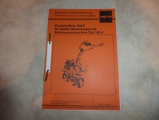 Ersatzteilliste agria