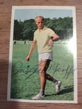 Signiertes Sammelbild Willi Ertz Borussia Neunkirchen Fussball 67/68