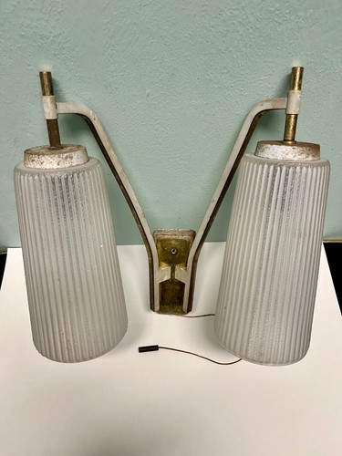 2flammige wandlampe messing - wandlampe,