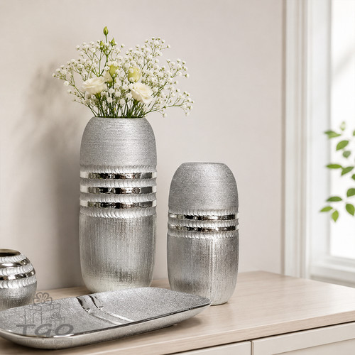 Gilde blumenvase rund silvino - gilde,