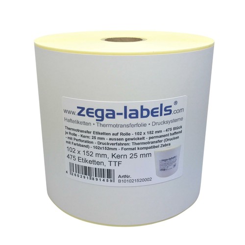 Thermotransfer etiketten rolle - thermotransfer,