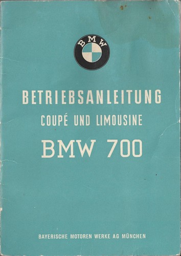 Bmw 700 coupe limousine - bmw,